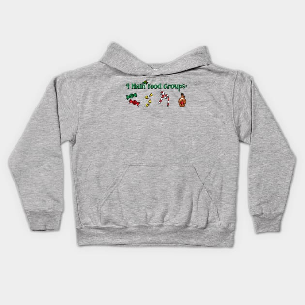 Elf Candy Kids Hoodie by KimbasCreativeOutlet